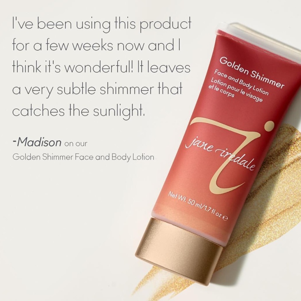 Golden Shimmer face and Body Jane Iredale - Picture 4 of 6